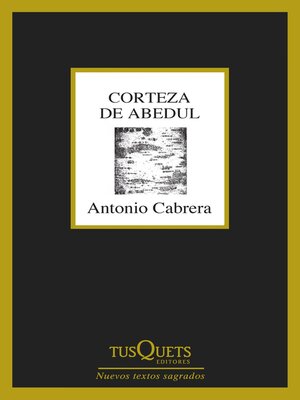 cover image of Corteza de abedul